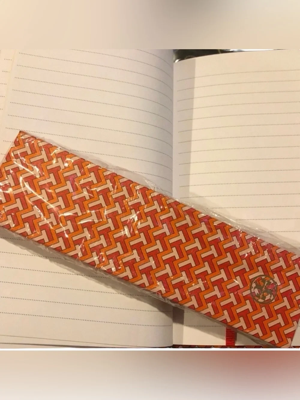 Rare! Tory Burch T-Zag Designer Notebook & Pencil Case Gift Set‎ NWOT